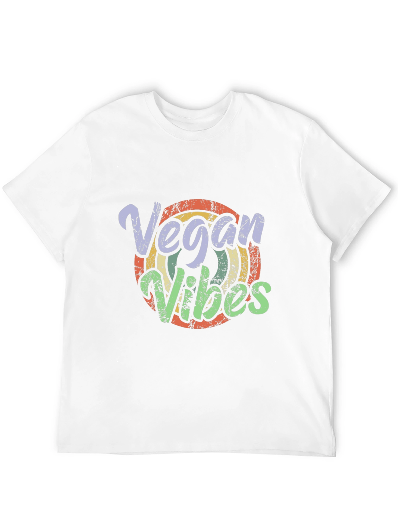 Vegan Vibes Retro T-Shirt