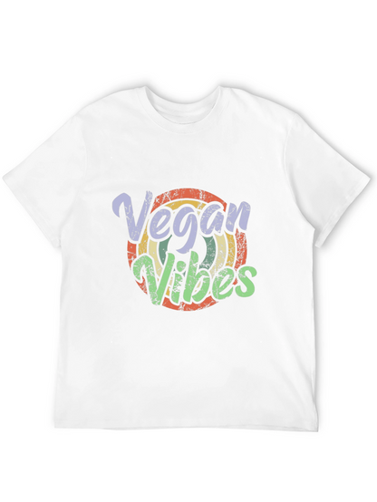 Vegan Vibes Retro T-Shirt