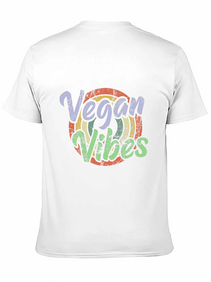 Vegan Vibes Retro T-Shirt