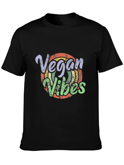 Vegan Vibes Retro T-Shirt