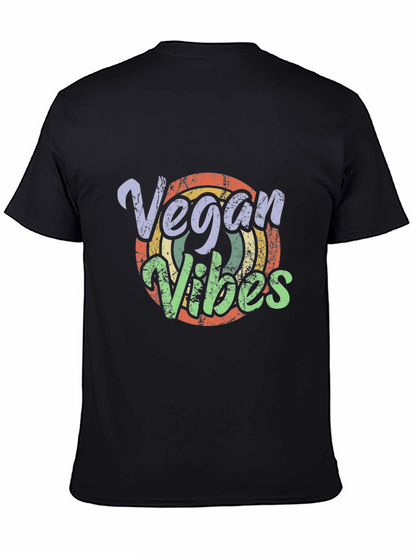 Vegan Vibes Retro T-Shirt