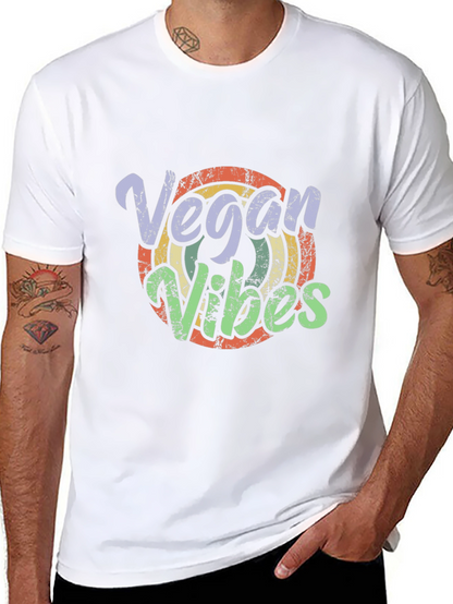 Vegan Vibes Retro T-Shirt