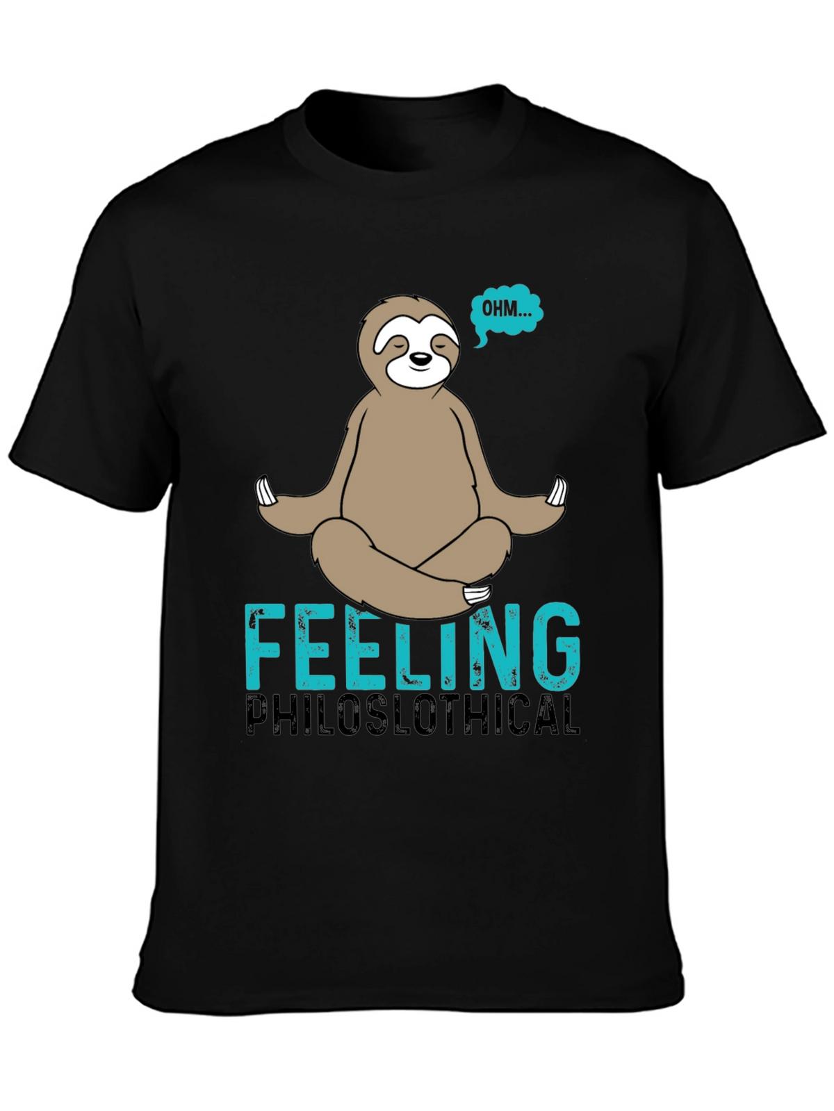 Philoslothical T-Shirt - Funny Meditating Sloth Tee