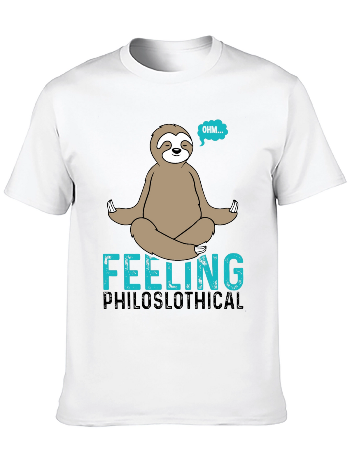 Philoslothical T-Shirt - Funny Meditating Sloth Tee