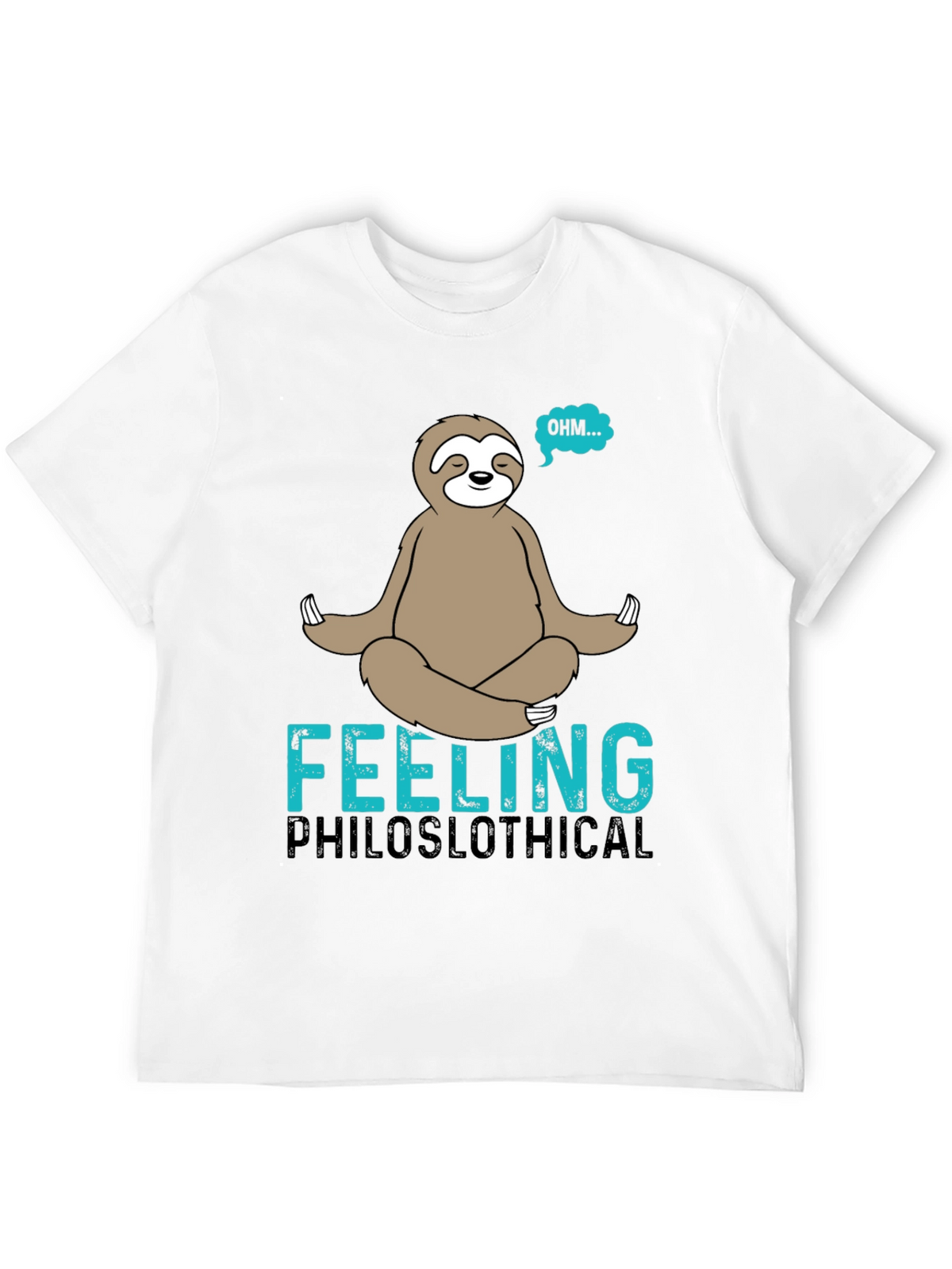 Philoslothical T-Shirt - Funny Meditating Sloth Tee
