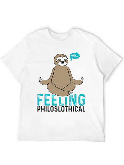Philoslothical T-Shirt - Funny Meditating Sloth Tee