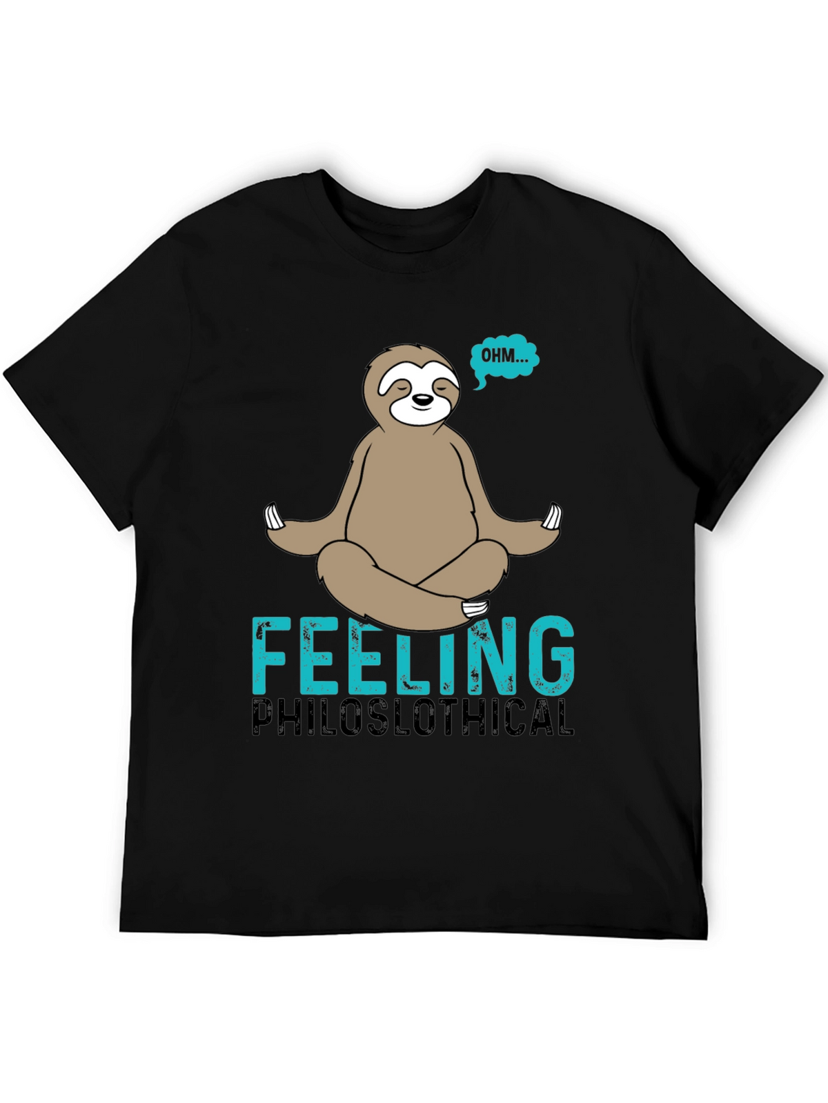 Philoslothical T-Shirt - Funny Meditating Sloth Tee