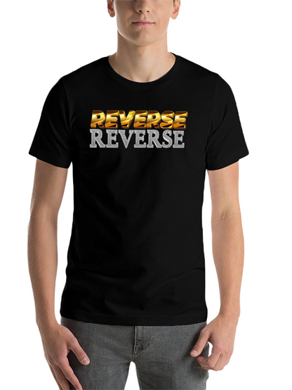 Reverse Graphic Tee - Black