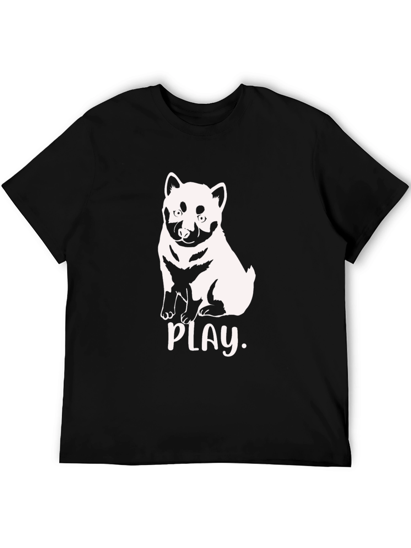 Dog Lover Black T-Shirt - Play Design