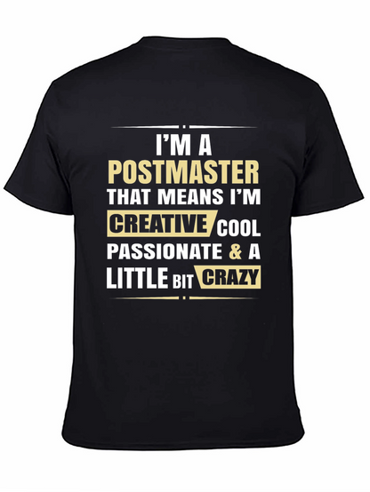 Postmaster Creative Cool Crazy Graphic Tee