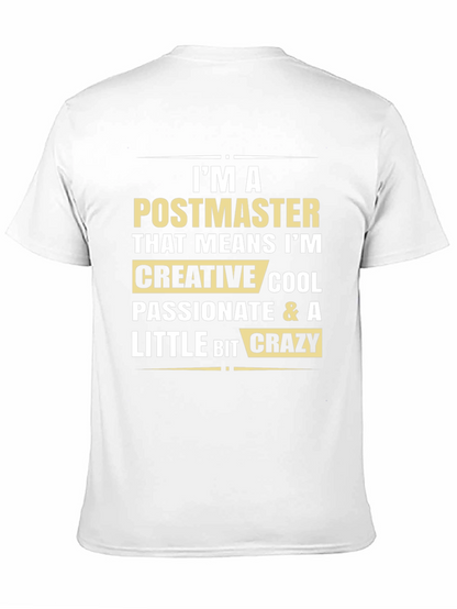 Postmaster Creative Cool Crazy Graphic Tee