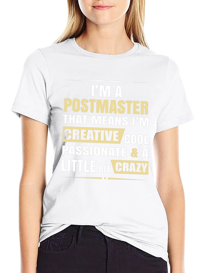 Postmaster Creative Cool Crazy Graphic Tee