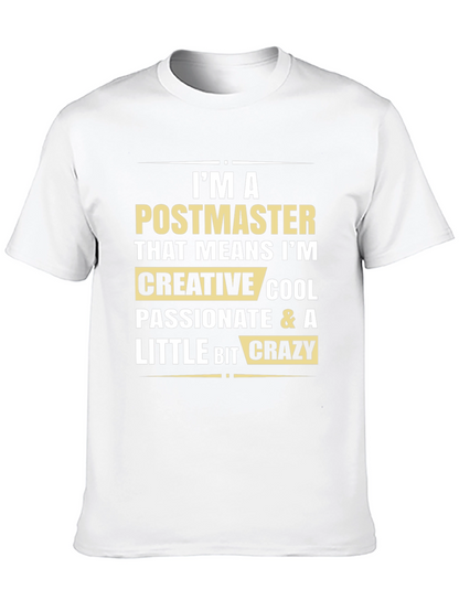 Postmaster Creative Cool Crazy Graphic Tee