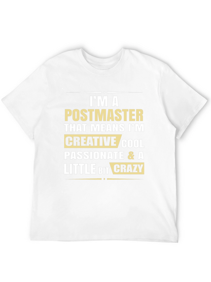 Postmaster Creative Cool Crazy Graphic Tee