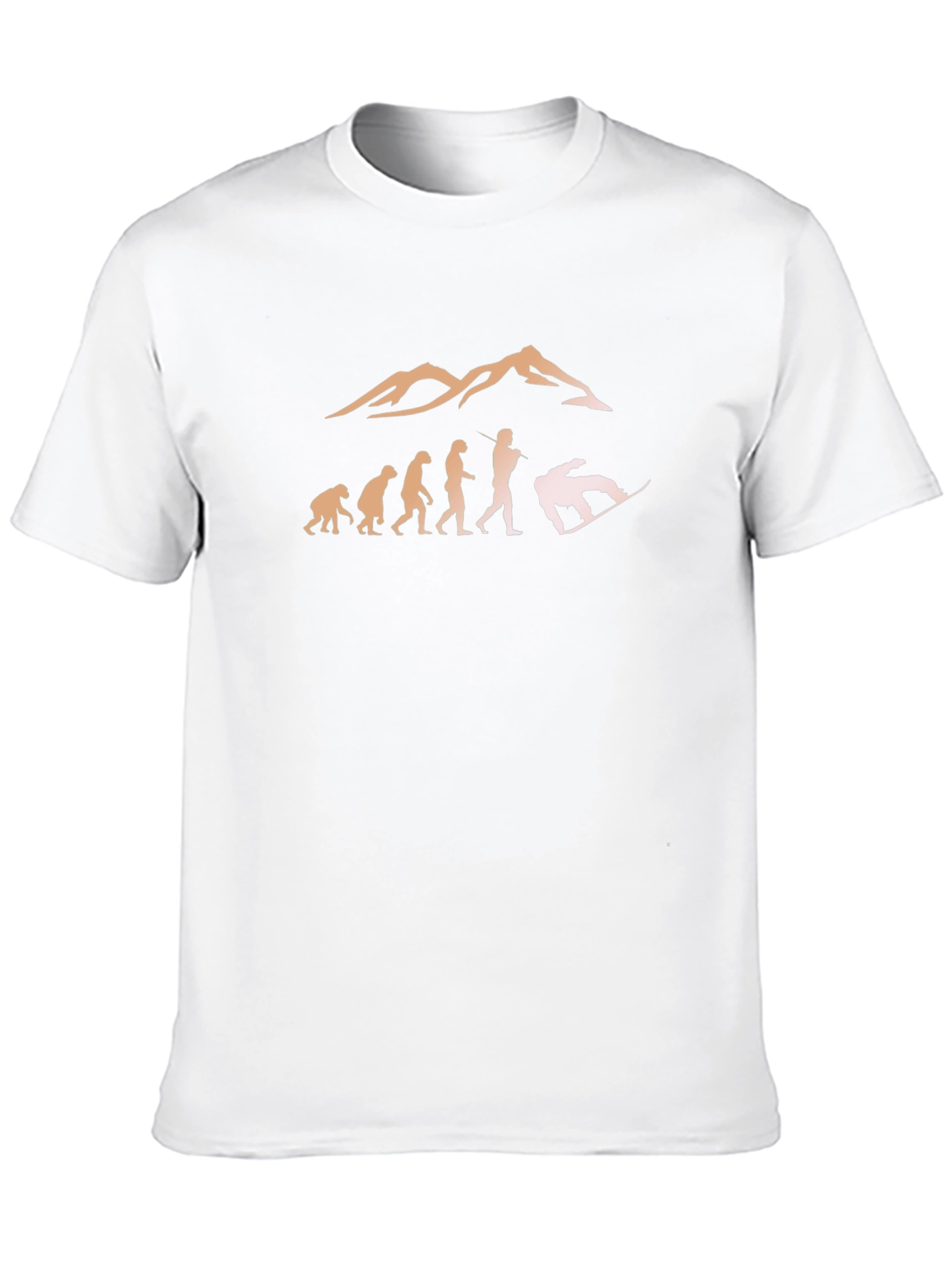 Snowboarding Evolution T-Shirt - Black