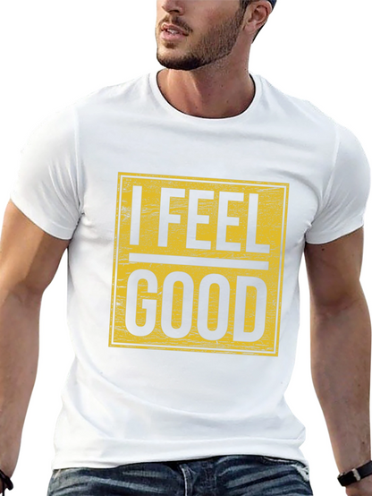I Feel Good Graphic Tee - Mens Black T-Shirt