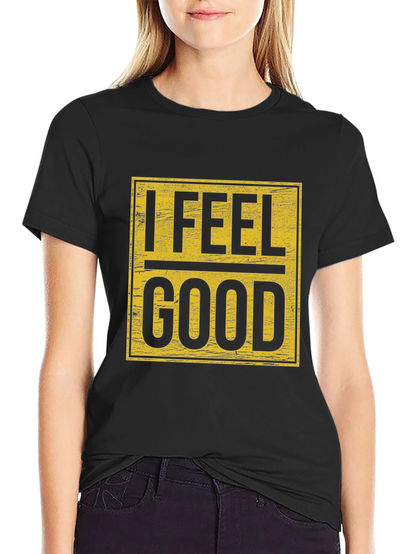 I Feel Good Graphic Tee - Mens Black T-Shirt