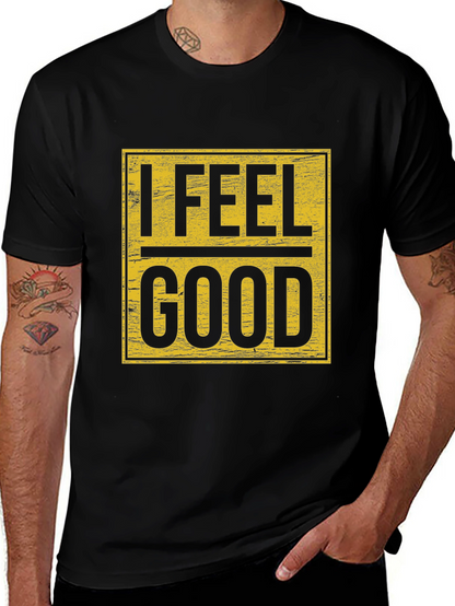 I Feel Good Graphic Tee - Mens Black T-Shirt
