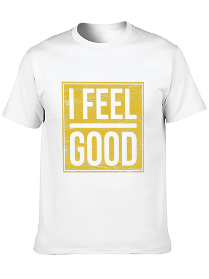 I Feel Good Graphic Tee - Mens Black T-Shirt