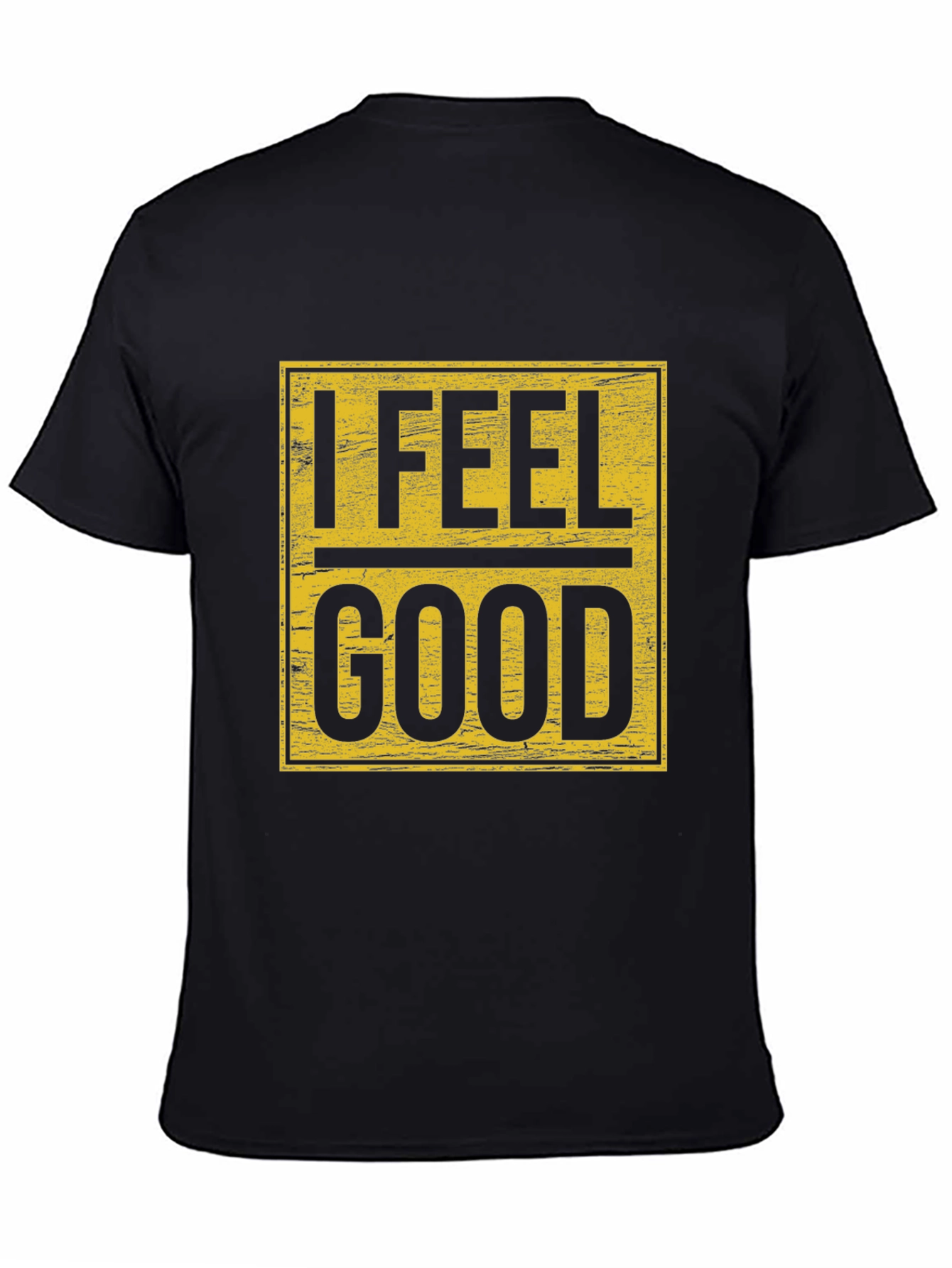 I Feel Good Graphic Tee - Mens Black T-Shirt