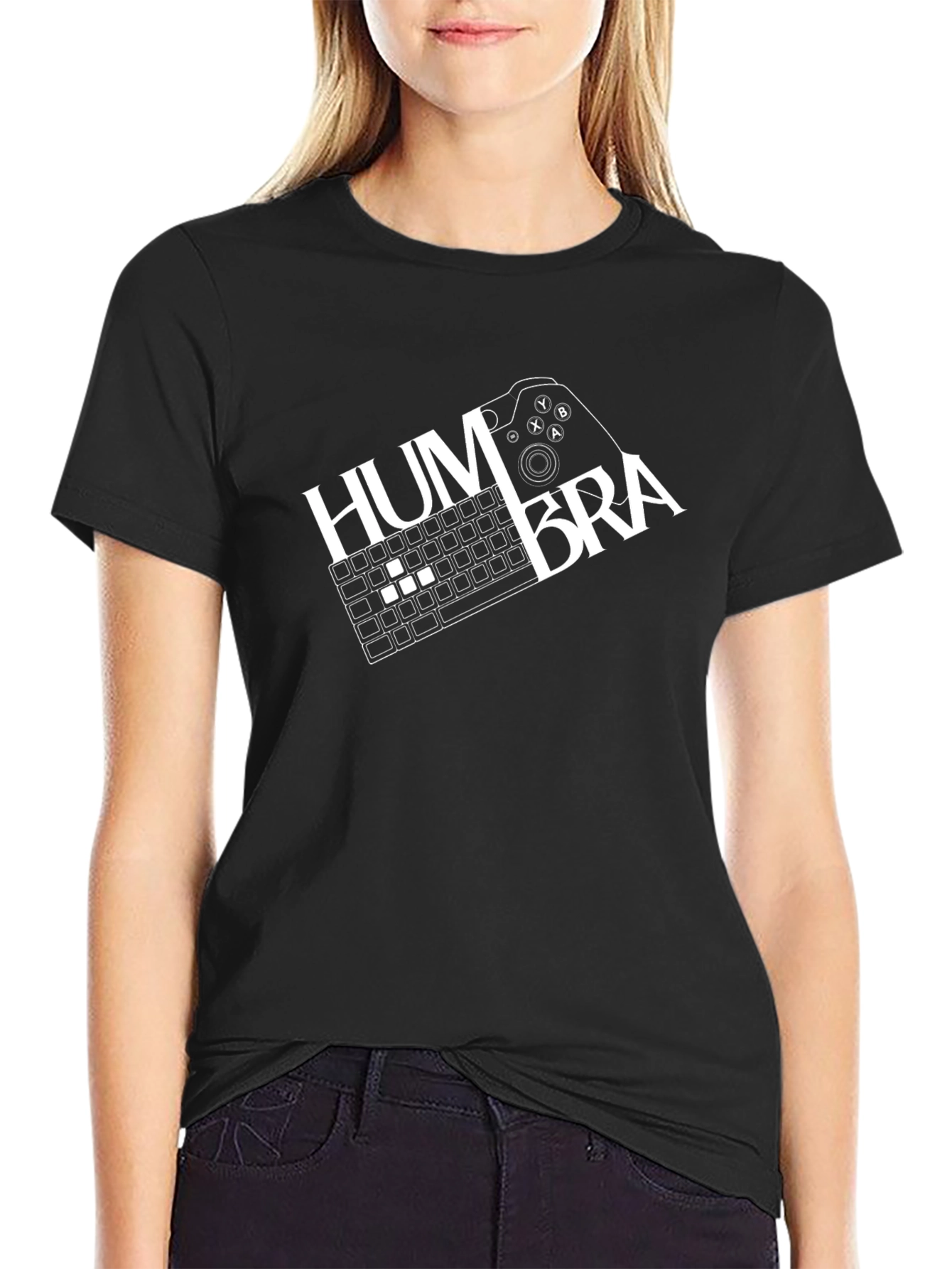 Humbra Gaming Tee - Keyboard & Controller Graphic