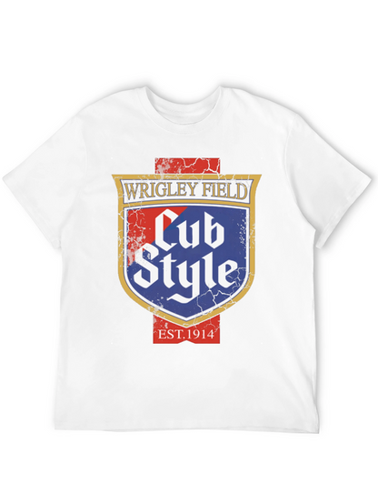 Wrigley Field Cub Style Black T-Shirt