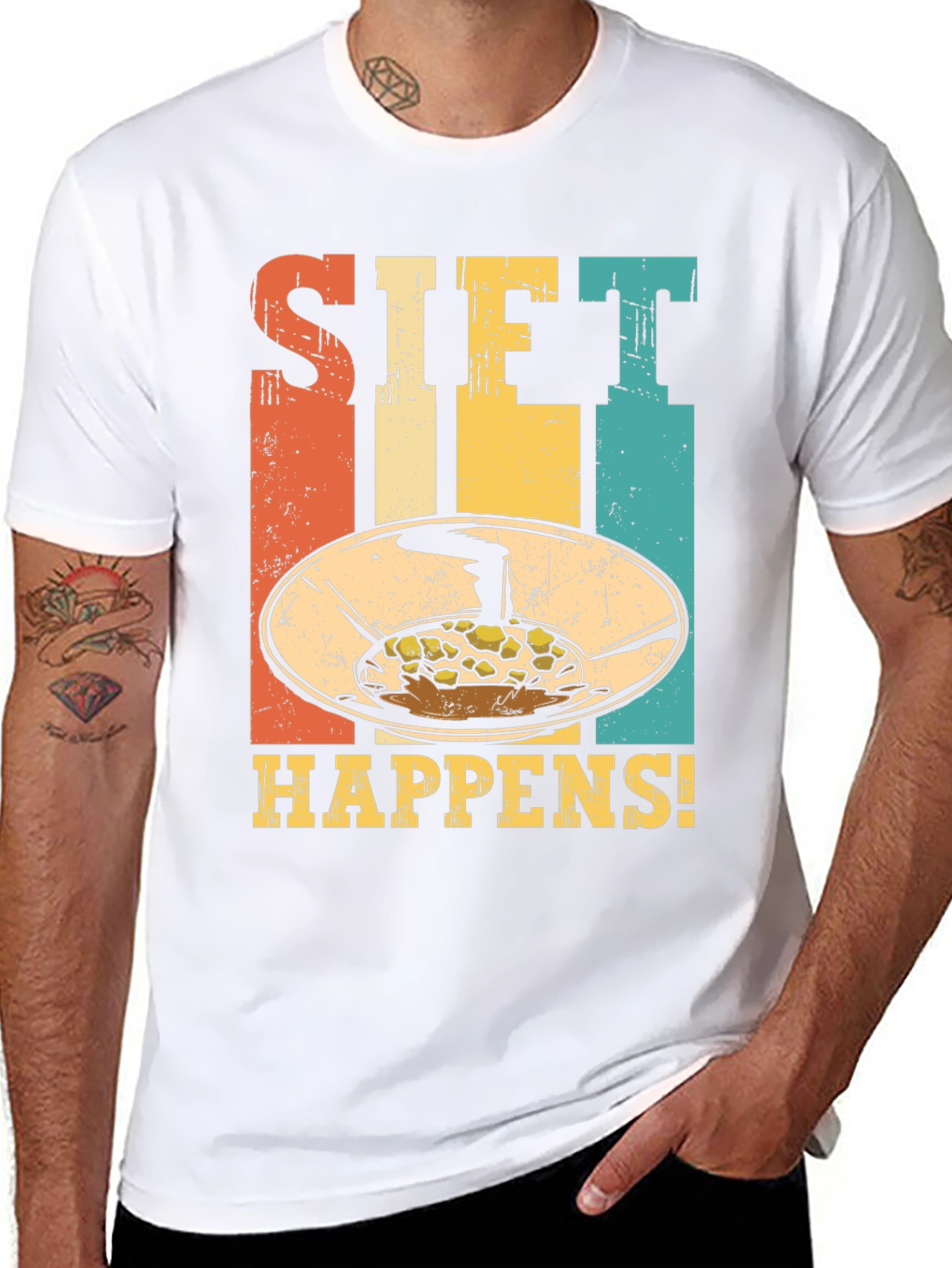 Sift Happens Retro Style Tee