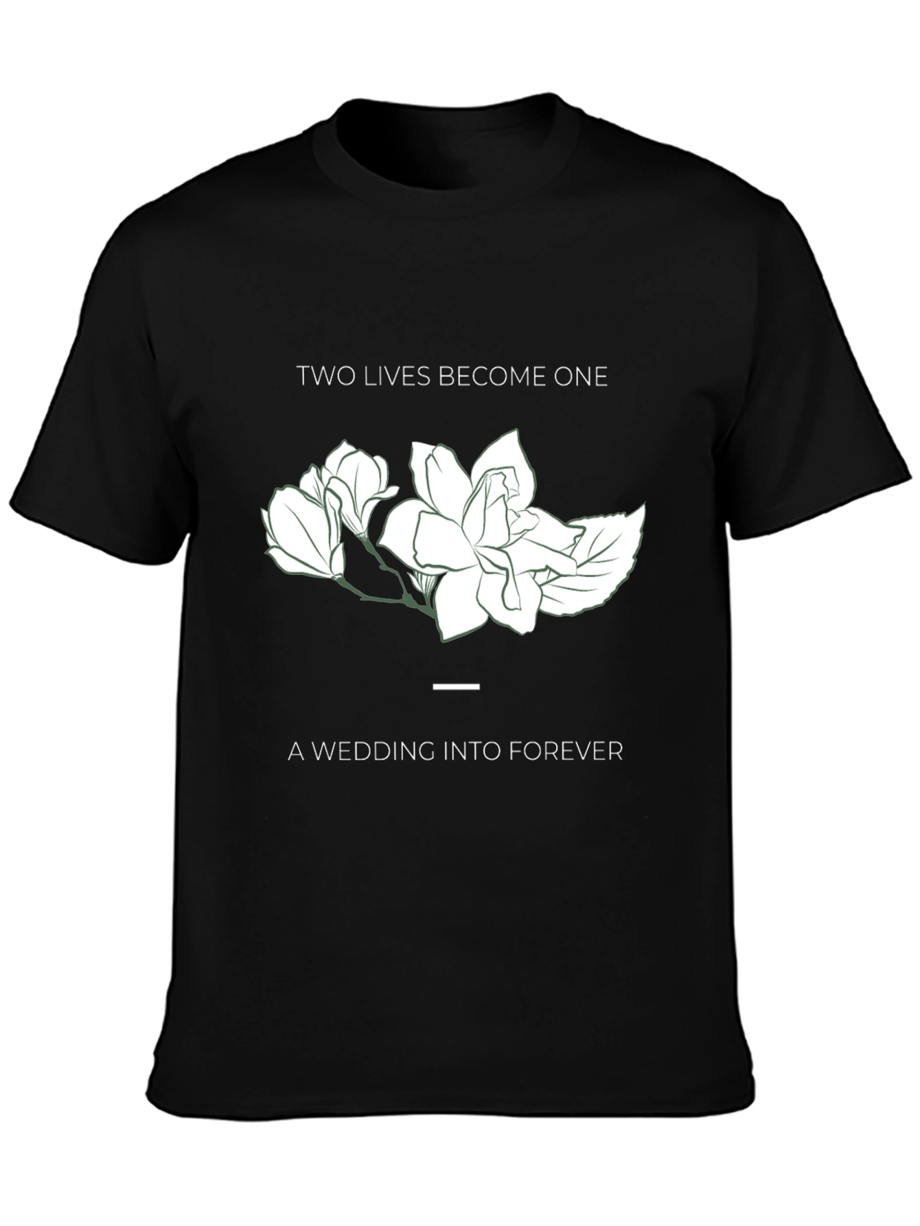 Two Lives Become One Wedding T-Shirt