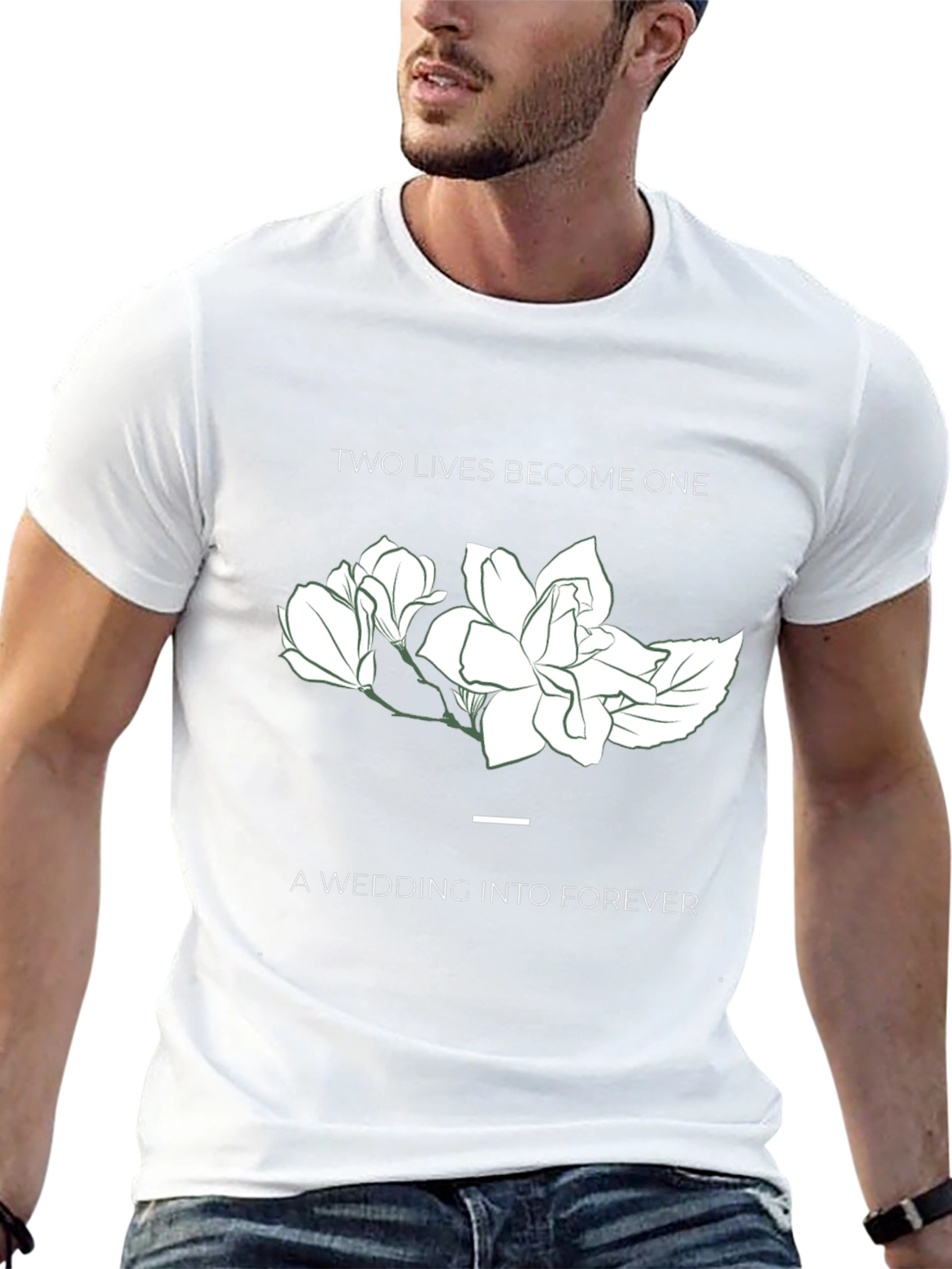 Two Lives Become One Wedding T-Shirt