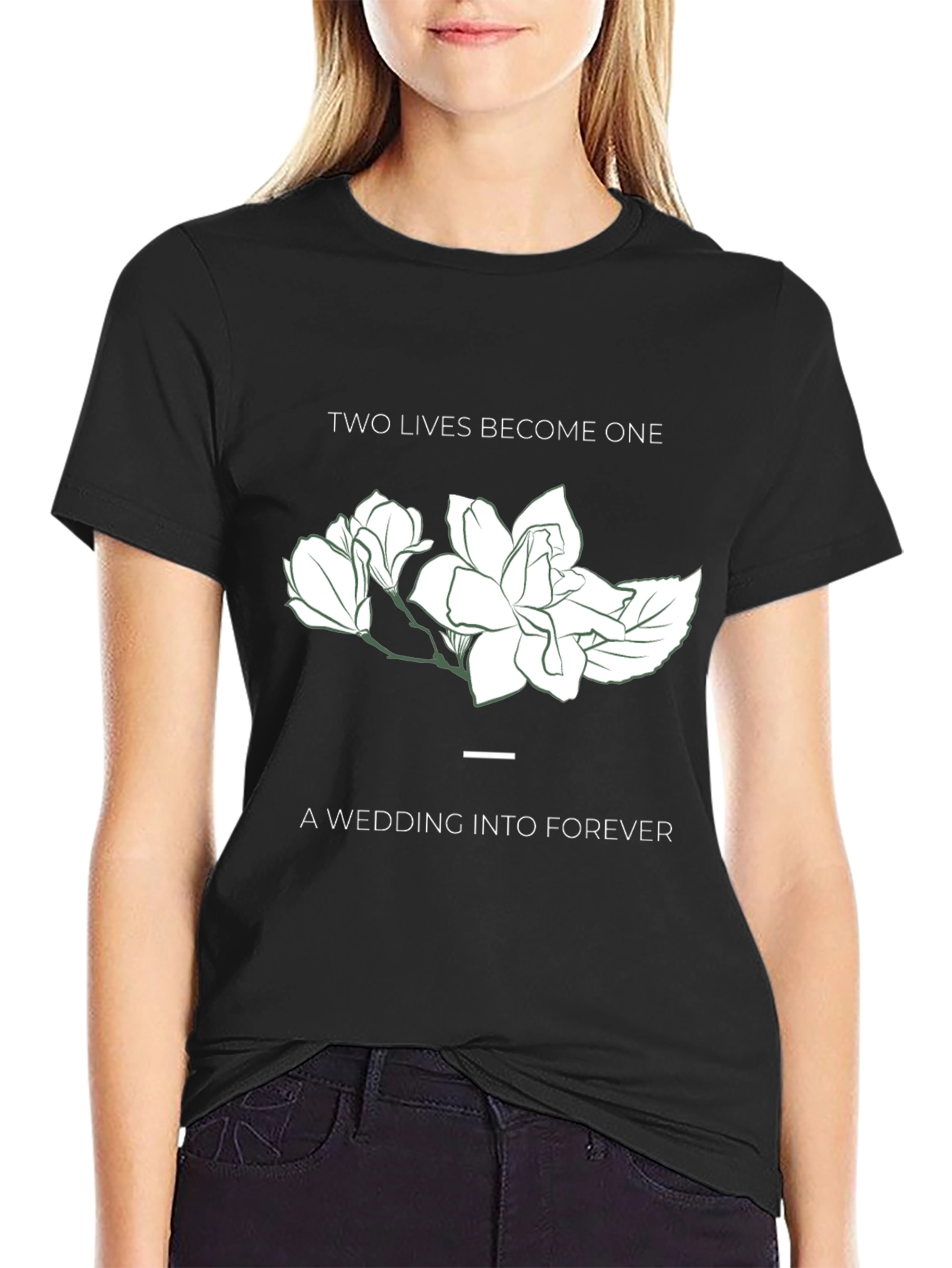 Two Lives Become One Wedding T-Shirt