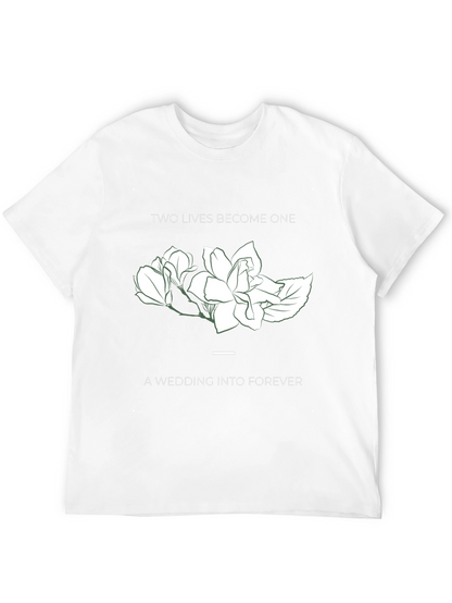 Two Lives Become One Wedding T-Shirt