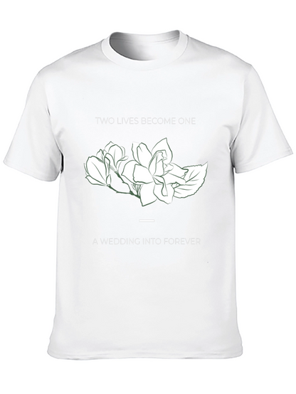 Two Lives Become One Wedding T-Shirt