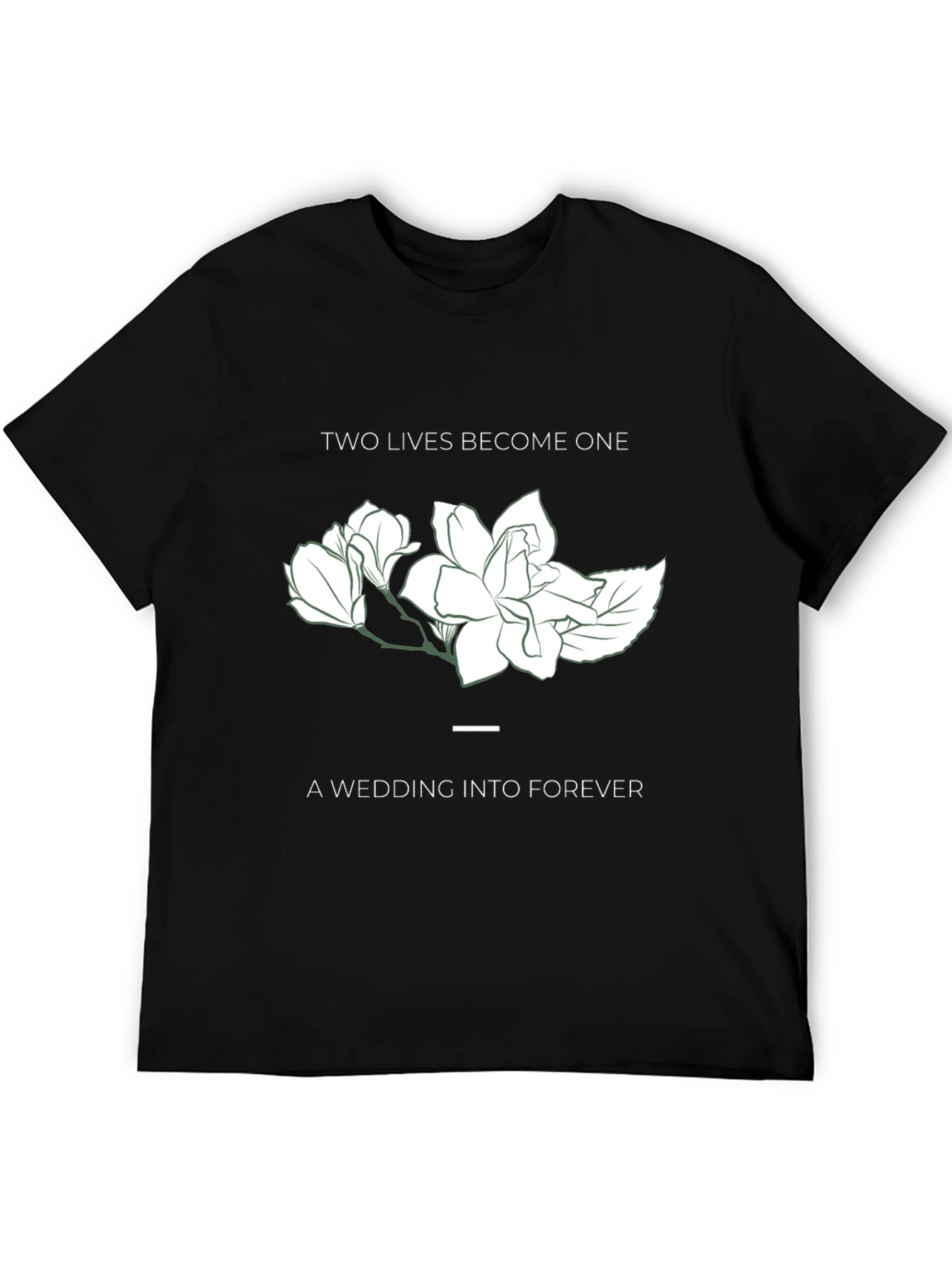 Two Lives Become One Wedding T-Shirt