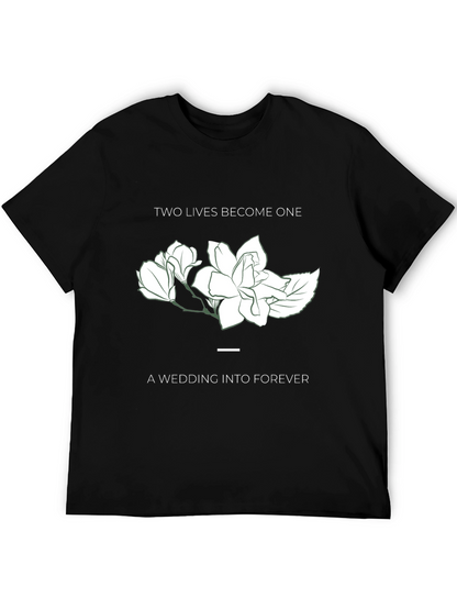 Two Lives Become One Wedding T-Shirt
