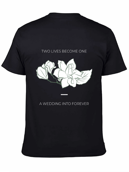 Two Lives Become One Wedding T-Shirt