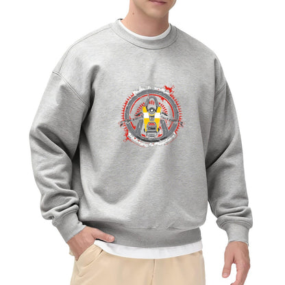 Hello Traveler! Welcome to Pandemonium' Mechanical Graphic Crewneck