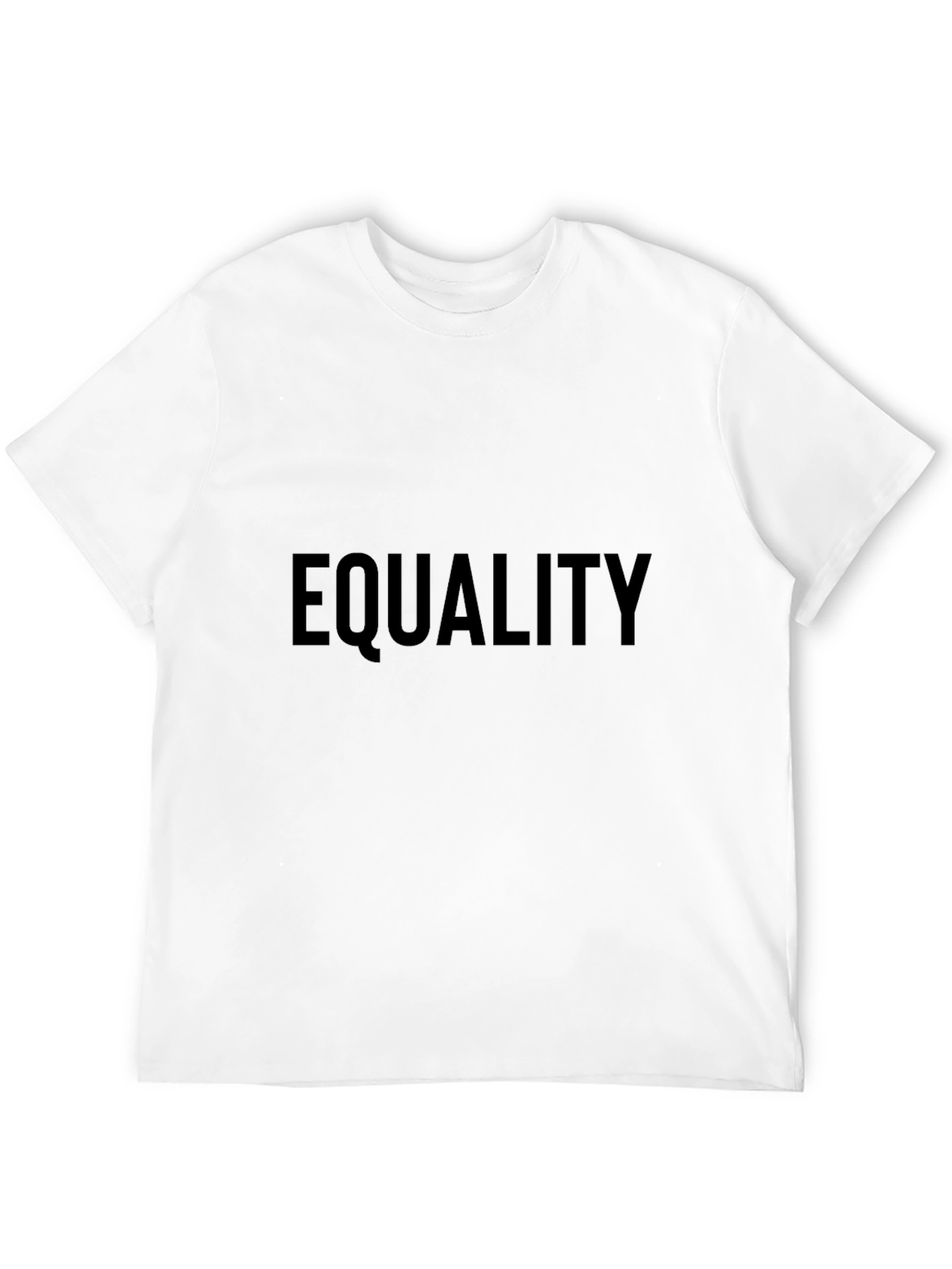 Equality Black T-Shirt - Statement Tee