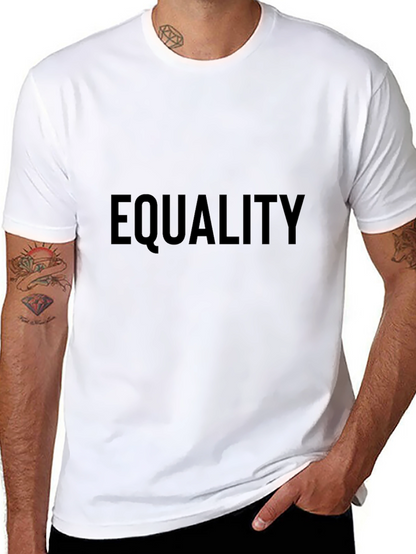 Equality Black T-Shirt - Statement Tee
