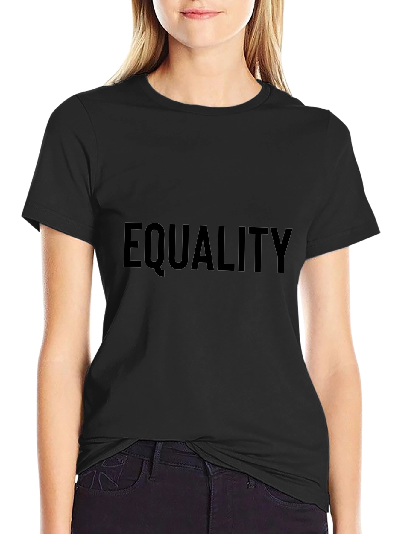 Equality Black T-Shirt - Statement Tee