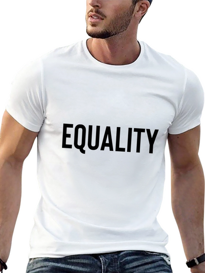 Equality Black T-Shirt - Statement Tee