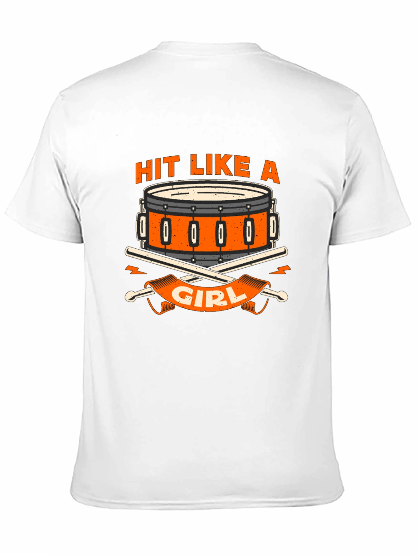 Hit Like A Girl Drum T-Shirt
