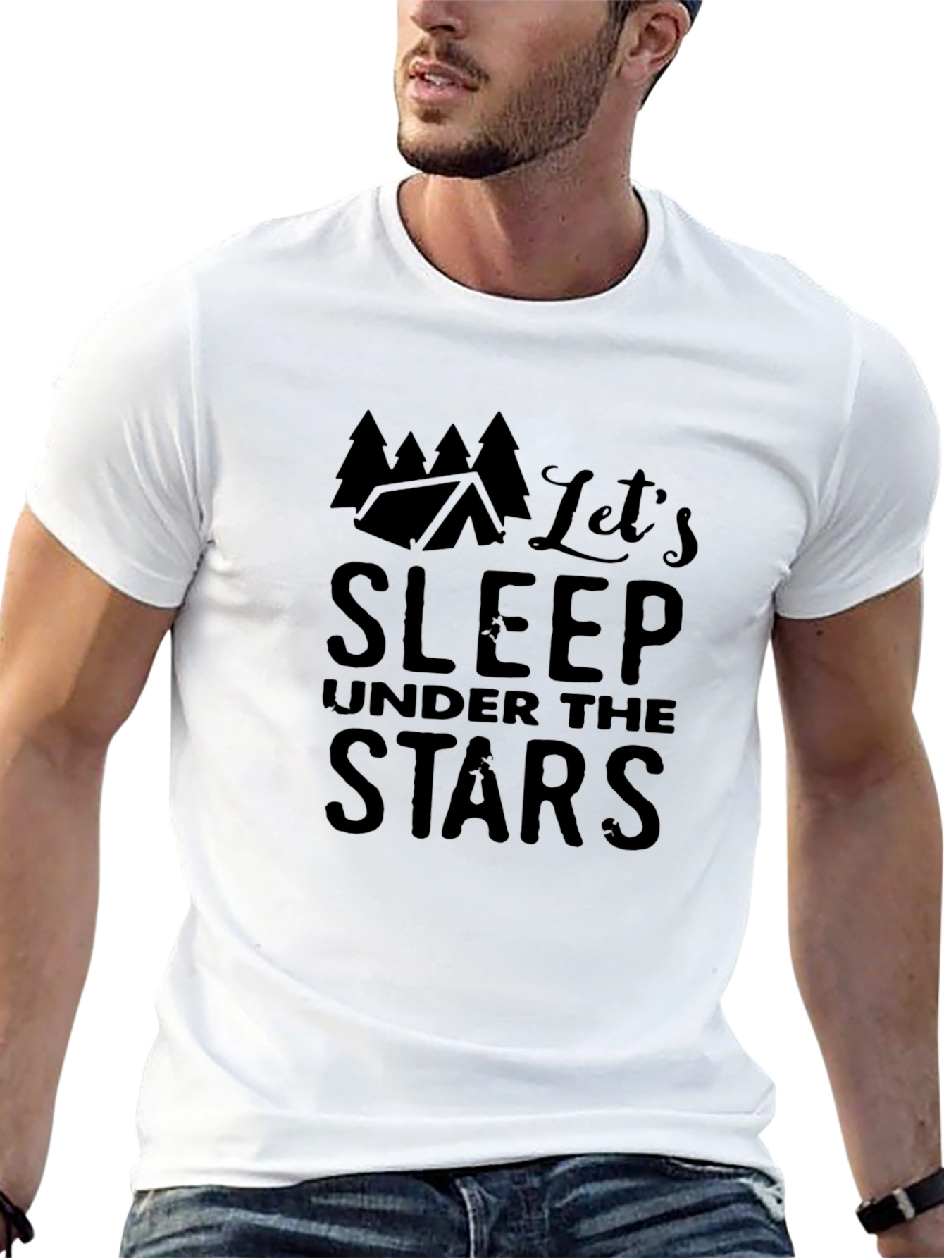 Lets Sleep Under The Stars Graphic T-Shirt