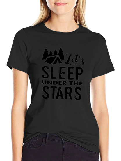 Lets Sleep Under The Stars Graphic T-Shirt