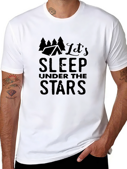 Lets Sleep Under The Stars Graphic T-Shirt