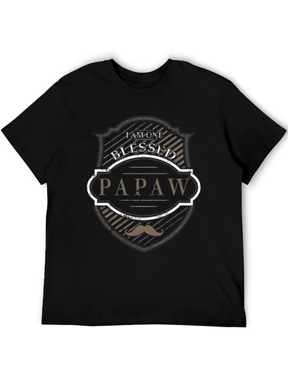 Blessed Papaw Graphic Tee - Gift for Grandfather