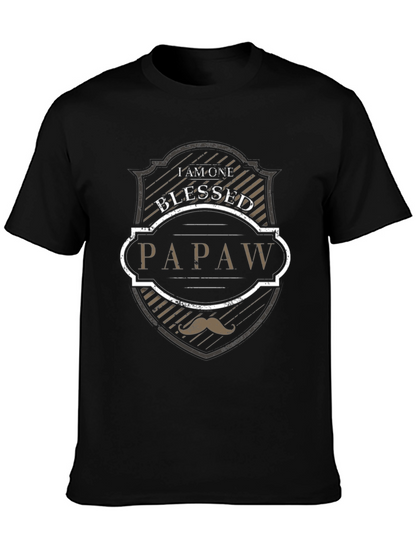 Blessed Papaw Graphic Tee - Gift for Grandfather