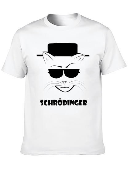 Schrödingers Cat Heisenberg Style Black T-Shirt