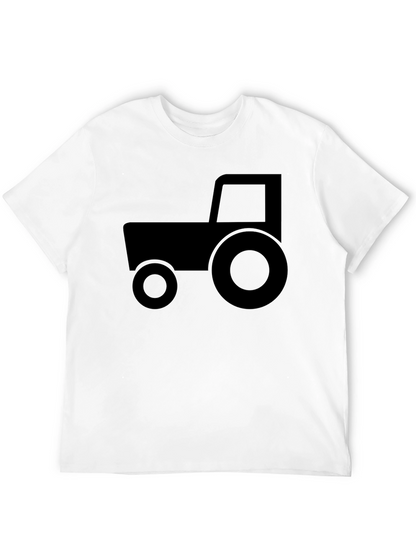 Black Tractor Graphic T-Shirt