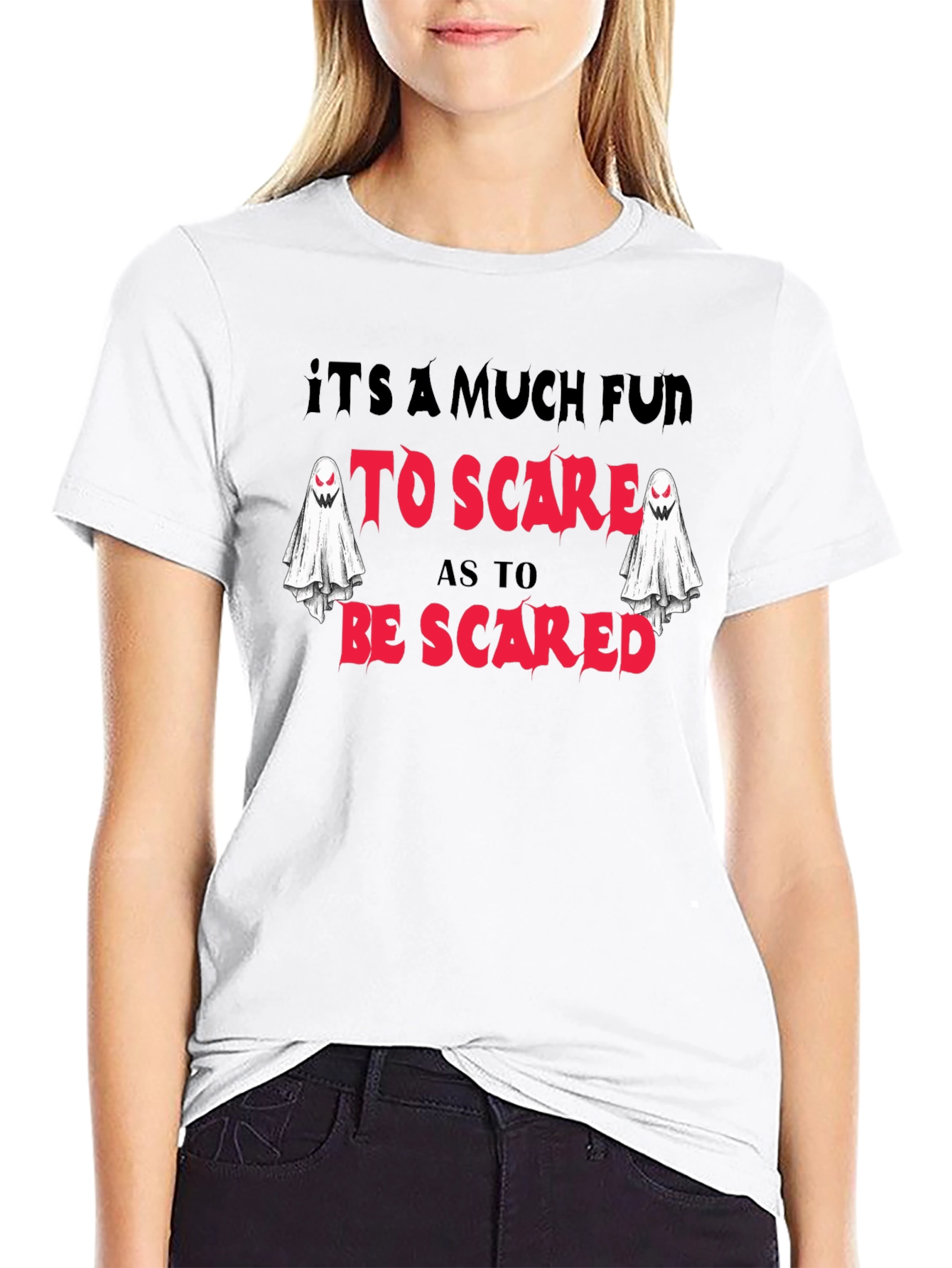Spooky Fun T-Shirt - Halloween Ghost Design