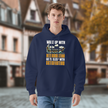 Premium Graphic Hoodie - Viking Determination